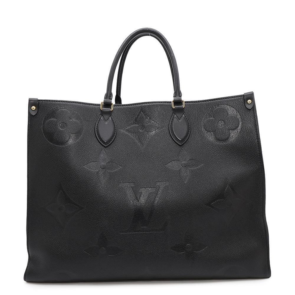 Louis Vuitton Monogram Empreinte OnTheGo Tote Bag Shoulder Black